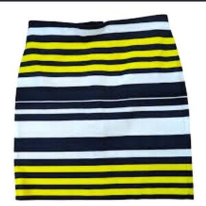 Ann Taylor - Nautical Striped Pencil Skirt - Size 2 - NWT
